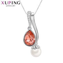 Xuping Jewelry Romatic Ladies Special Crystals Pendantl Necklace 40204 2024 - buy cheap