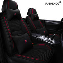 FUZHKAQI Car seat covers For toyota prado 120 camry 40 land cruiser 100 fortuner rav4 2018 corolla 2005 aygo alphard car protect 2024 - buy cheap