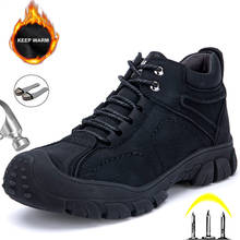 Zapatos de seguridad indestructibles para hombre, zapatillas de trabajo con punta de acero, botas de senderismo, calzado Industrial a prueba de perforaciones, novedad de 2020 2024 - compra barato