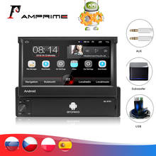 AMPrime-radio con GPS para coche, reproductor Multimedia con Android 8,1, 1 Din, 7 pulgadas, Bluetooth, Audio estéreo, WiFi, cinta Mirrorlink 2024 - compra barato