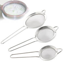 OTHERHOUSE 3Pcs Screen Mesh Strainer Spoon Filter Drain Colander Dumplings Noodles Sieve Filter Drainer Sifter Kitchen Tools 2024 - buy cheap