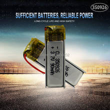 Batería recargable de polímero de litio, 90mAh, 3,7 V, 350926, para MP3, MP4, MP5, GPS, DVD, tableta, Bluetooth, cámara, célula Lipo, 2 uds. 2024 - compra barato