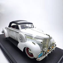 Brinquedo de liga fundida 1/18 escala 1938 roadster século, modelo de veículo clássico, coleção de brinquedos, ornamentos, presentes e exibição de lembranças 2024 - compre barato