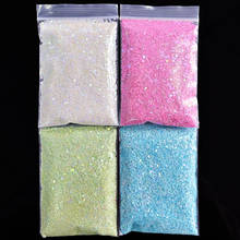 1kg/Lots Oil Mirror Nail Sequins Color Series Mix-Size Manicure DIY Nair art Decrations Green/Pink/White/Blue Polish Dust 2024 - buy cheap