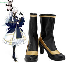Touken ranbu online imanotsurugi nakigitsune lolita sapatos pretos cosplaylove cosplay botas de couro para o dia das bruxas natal 2024 - compre barato