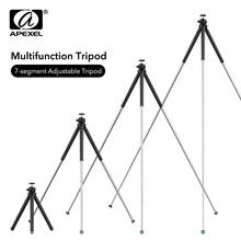 APEXEL Universal Extendable Flexible DSLR Tripod 360 Rotation Vertical Shooting Phone Tripod Holder For Phone Sony Nikon Gopro 2024 - buy cheap