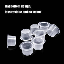 1000PCS Plastic Tattoo Ink Cups For Permanent Tattoo Makeup Eyebrow Makeup Pigment Container Caps Disposable Accessories 2024 - buy cheap