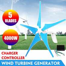 4000W 12V 24V Wind Turbine Generator Windmill Fit with Controller for Home Street Lamps Monitoring Boat 2024 - buy cheap