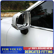 For Volvo XC60 2018 2019 2020 2021 Car Body Side Door Rearview Mirror Frame Rain Shield Sun Visor Shade Eyebrow Cover Sticker 2024 - buy cheap