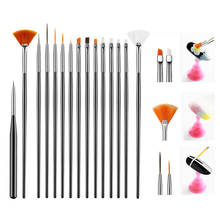 Nail Brushes Set Gradient UV Gel Pen Drawing Painting Soft Brushes Manicure for Nail Art Pen Brush Transfer Manicure Tool 2024 - buy cheap