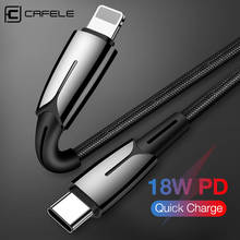 Cafele USB Type C to For Lightning Cable QC 3.0 Quick Charging PD Cable For iPhone 11 Pro Max X XS MAX XR 8 7 PLUS Wire USB Cord 2024 - buy cheap