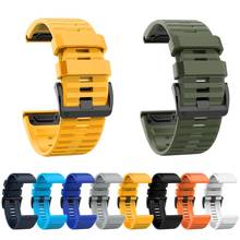 Correa de silicona de liberación rápida para reloj Garmin Fenix, banda de repuesto de 22MM para 6, 5, 935, Approach S60, Garmin Instinct 2024 - compra barato