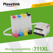 Plavetink ciss cartuchos de tinta para impressora, cartuchos de tinta vazios com chip para hp 711 xl, hp designjet t120 t520 e hp 711 xl 2024 - compre barato