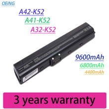 OEING New Laptop Battery For Asus A52 A52J A52F A52JB A52JK A52JR K42 K42F K42JB K42JK K52F K52J A31-K52 A32-K52 A41-K52 A42-K52 2024 - buy cheap