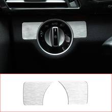 For Mercedes Benz A W176 B W246 C W204 E W212 E350 GLK X204 GL ML Aluminum alloy Headlight Adjustment Button Cover Trim Sticker 2024 - buy cheap