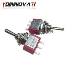 MTS-123 interruptores momentâneos da restauração da posição de 3a 250vac 6a 125vac 3pin spdt 3 com terminal da solda interruptor de alavanca momentâneo 6mm (ligado)-fora-(on)