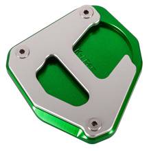 Side Stand Extension Plate CNC Aluminum Enlarger Pad Widening Base for Kawasaki KLR650 2008-2019 Motorcycle Accessories 2024 - buy cheap