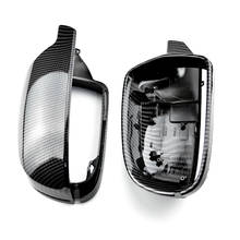 2pcs ABS Rearview Mirror Bright black Side Covers Cap B8.5 For Audi A3 8P A4 A5 2011-2016 8F0857527B 8F0857528B 2024 - buy cheap