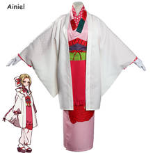 Anime Cosplay Toilet-Bound Hanako-kun MiZi Costume Kimono Gorgeous Uniform Outfits Disfraz Wig Women Girls Halloween Carnival 2024 - buy cheap