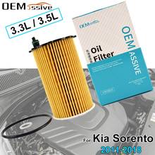 Petrol Engine Automobiles Oil Filter For Kia Sorento 2012 2013 2014 2015 2016 2017 2018 3.3L 3342CC / 3.5L 3470CC 26320-3CAA0 2024 - buy cheap