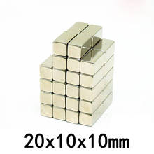 20/30/50pcs 20x10x10 mm Super Cuboid Block N35 Magnet 20x10x10mm Neodymium Magnetic 20mm*10mm NdFeB Strong Magnets 20*10*10 mm 2024 - buy cheap