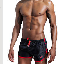 Shorts de praia masculino, calção esportivo de secagem rápida, para homens, roupa de banho para corrida e praia, verão, 2020 2024 - compre barato