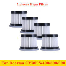 5 pieces Hepa Filter Replacement Spare parts For Deerma Anti-Dust Mites Removal Instrument CM 300 / CM300S / 400/500 / 900 2024 - buy cheap