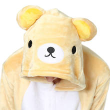 Female Cosplay Rilakkuma Bear Costume Party Role Playing Animal Pajama Hoodie Woman Adult Cartoon Costume 2024 - buy cheap