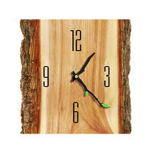 Wall Clock Simple Modern Design Wooden Clocks for Bedroom Wood Wall Watch Home Decor Silent 2024 - buy cheap