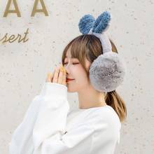 Kawaii Winter Warm Earmuffs Women Lady Ear Cover Protector Faux Rabbit Fur Plush Soft Warm Earmuff Warmer Apparel Accessories 2024 - buy cheap