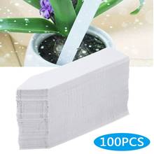 100Pcs  Plastic Plant Seed Labels Pot Marker Nursery Garden Stake Tags Garden Supllies Plant Seed Lables 10X2 cm 2024 - buy cheap