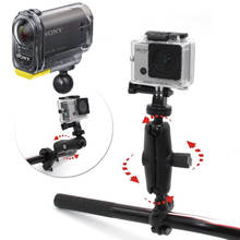 Motorcycle Bike Trolley Handlebar Rail Tripod Holder Mount for Go Pro Hero Action Camera SJCAM Xiaoyi Compatible 2024 - buy cheap