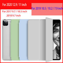 Funda para iPad de 5ª y 6ª generación, Carcasa para iPad de 2018, 9,7, 2020 Pro, 11, 12,9 pulgadas, 2019, mini 5, air 3, 10,5, 7ª generación, 10,2 pulgadas 2024 - compra barato