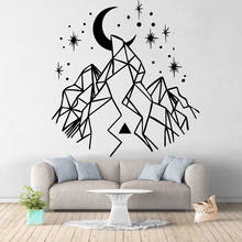 Geometric Mountain Wall Stickers Home Furnishing Decorative Wall Decor For Living Room Kids Room Background Wall Decals 2024 - buy cheap