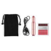 Amoladora de uñas portátil con USB, herramienta de pulido de uñas eléctrica, embellecedor de uñas, TSLM1 2024 - compra barato
