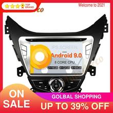 Автомобильный dvd-плеер Android9 PX5/PX6 GPS навигация для Hyundai Elantra (MD)2011-2013 Авто Радио Стерео головное устройство мультимедийный плеер 2024 - купить недорого