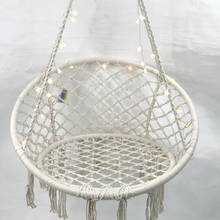 Nordic Style Home Garden Hanging Hammock Outdoor Indoor Dormitory Swing Chair 2024 - buy cheap