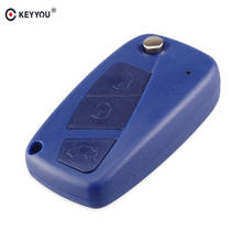 KEYYOU 3 Buttons Flip Folding Remote Key Case Shell Cover Fob For Fiat Punto Panda Stilo Ducato Bravo Anahtar Guscio Chiave Key 2024 - buy cheap