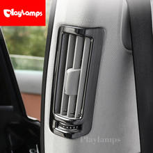 Styling de carro Para Audi A6 C6 C7 2012-2019 B pilar ar condicionado AC Outlet lantejoulas capa quadro adesivo guarnição Auto Acessórios 2024 - compre barato