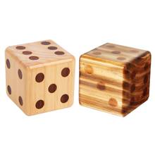 6-sided Dice Big Wooden Dice 3.5 inch Bar Drinking Game Rounded Corner Dice Q84C 2024 - buy cheap