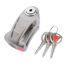 Disc Brake Lock(6mm dia pin), Motorcycle Lock with 3 Keys, Anti-Theft Wheel Lock (50x80mm) 2024 - buy cheap
