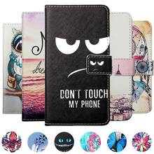 For Alcatel A2 XL 8050D Idol 4 6055K 3C Hero 2C POP Astro One Touch Hero 2 Idol 2 mini S PU Painted flip cover slot phone case 2024 - buy cheap