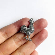 Pingentes de crochê galinha galinha galinha, colar diy feito à mão brinco acessórios de estética, amuletos achados fabricação de jóias 18 peças 2024 - compre barato