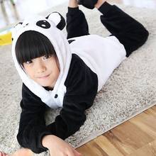 Anime Panda Cosplay Costume Kids Kigurumis Boy Girl Sleep Suit Halloween Festival Party Animal Onesies 2024 - buy cheap