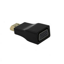 HDMI-совместимый адаптер VGA, кабель преобразователя, HDMI-совместимый разъем VGA «Папа-мама», 1080P, цифро-аналоговый видео-аудио 2024 - купить недорого