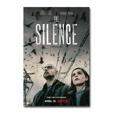 Póster de pared de tela de seda de película The Silence Hot Movie 2, decoración artística, pegatina brillante 2024 - compra barato