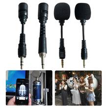 Mini Portable Capacitive Microphone HiFi Mic for Mobile Phone Recording Karaoke 2024 - buy cheap