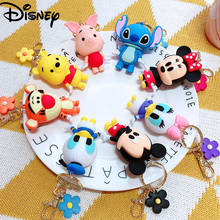 2020 Hot Sale Disney Mickey Keychains Cute Cartoon Baby Boy Girl Key Ring Women Lovely Bag Key Chain Monster New Key Accessories 2024 - купить недорого