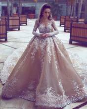 Vestidos De Novia Hot Big Ball Gown Wedding Dresses Lace Wedding Dresses Mariage Bridal Gown Vestido de noiva Luxurious Dresses 2024 - buy cheap