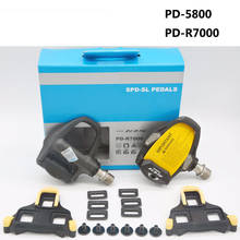 BOX NEW  105 PD 5800 R7000 Self-Locking SPD Pedals with SH11 Cleats Bicycle Racing Road Bike Accessories SPD Pedals 2024 - buy cheap